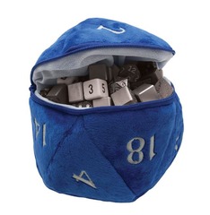 D20 PLUSH DICE BAG - Blue